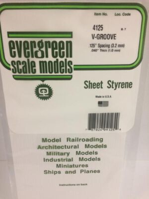 Evergreen scale models 4125